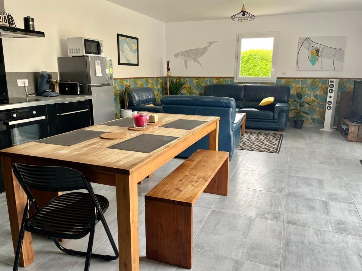 L'Ostrea, Maison Avec Jardin A 200M De La Mer-Wifi Saint-Côme-de-Fresné Kültér fotó